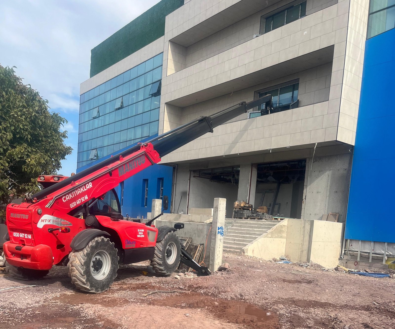 Yapı Malzemelerini Katlara Taşıma